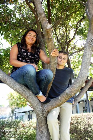 Seniors Alex Cabral, left, and Michael Raftery are the Student Athletes of the Year. Photo Credit: Maya Morales/The Foothill Dragon Press